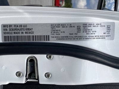 2026 RAM 2500 Tradesman